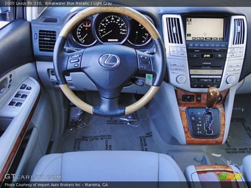 Breakwater Blue Metallic / Light Gray 2005 Lexus RX 330