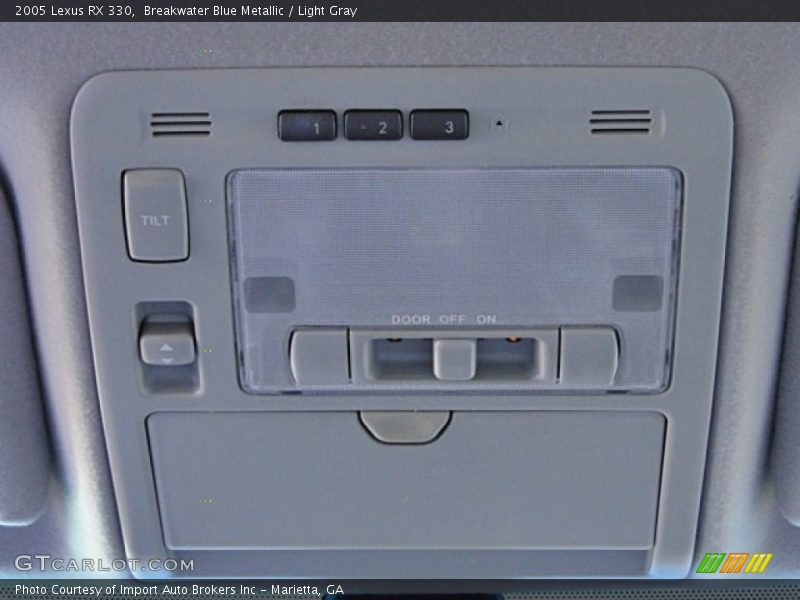 Breakwater Blue Metallic / Light Gray 2005 Lexus RX 330