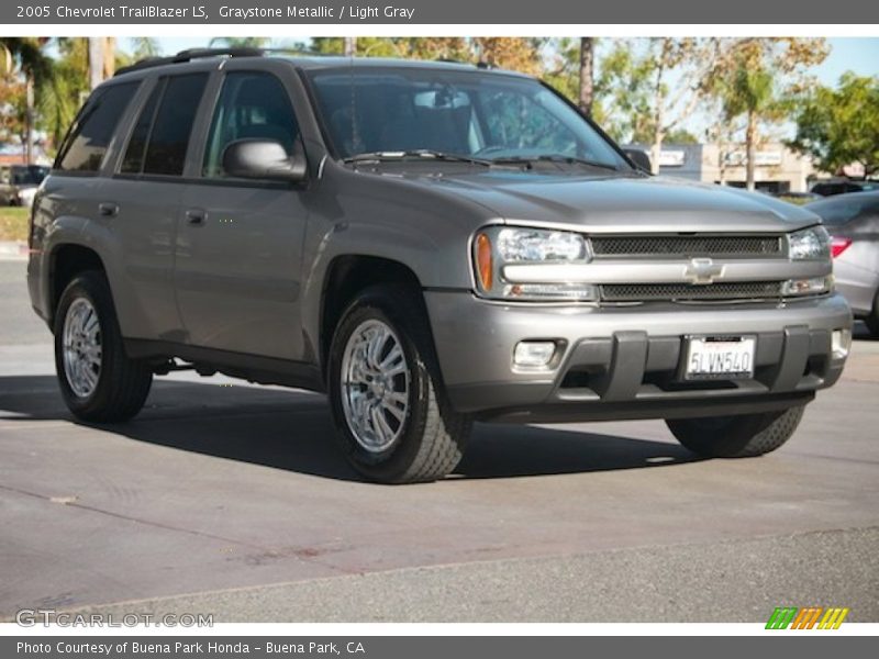 Graystone Metallic / Light Gray 2005 Chevrolet TrailBlazer LS