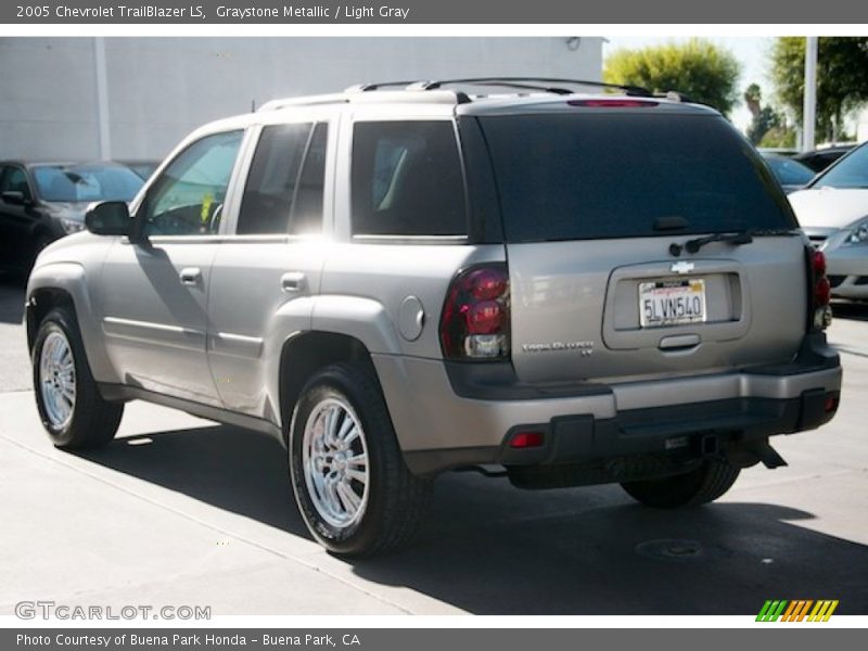 Graystone Metallic / Light Gray 2005 Chevrolet TrailBlazer LS