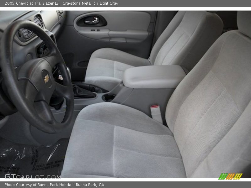 Graystone Metallic / Light Gray 2005 Chevrolet TrailBlazer LS