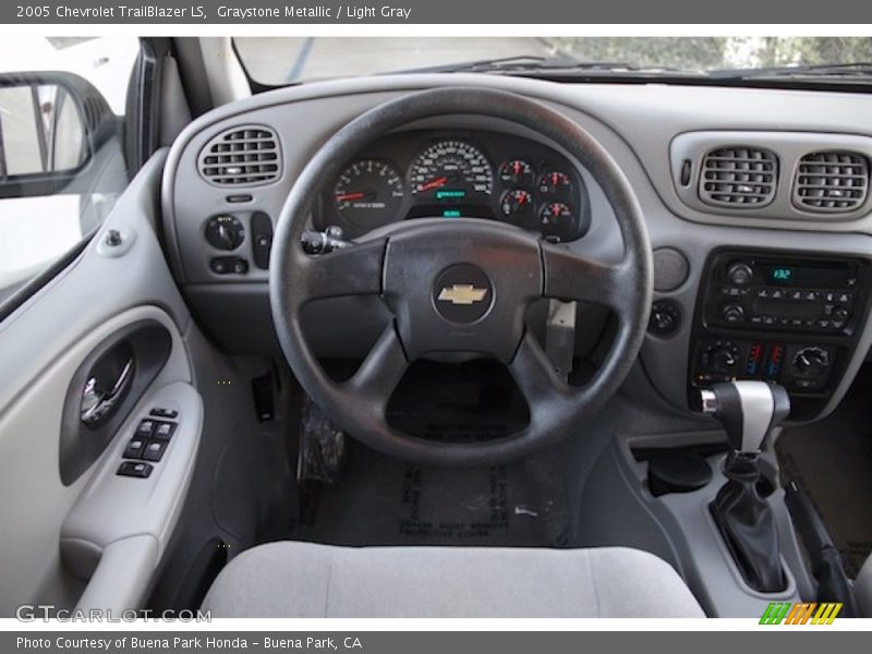 Graystone Metallic / Light Gray 2005 Chevrolet TrailBlazer LS