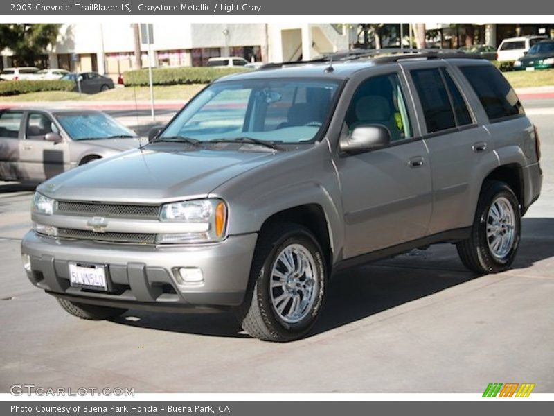 Graystone Metallic / Light Gray 2005 Chevrolet TrailBlazer LS