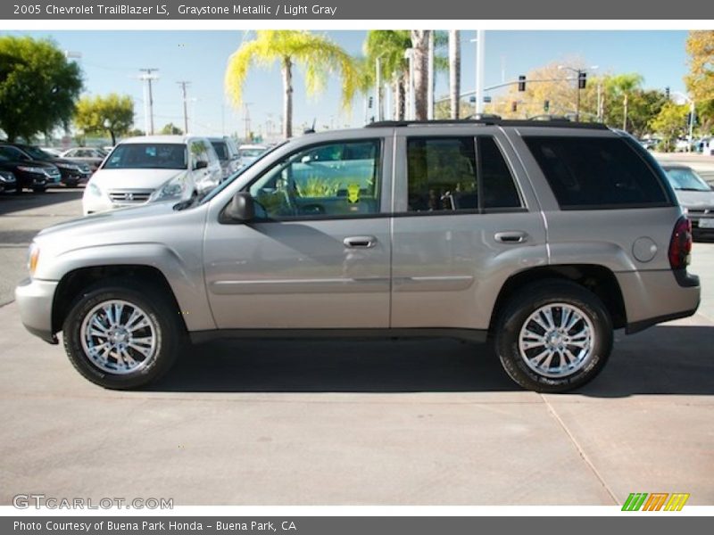 Graystone Metallic / Light Gray 2005 Chevrolet TrailBlazer LS