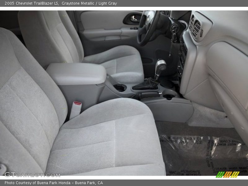 Graystone Metallic / Light Gray 2005 Chevrolet TrailBlazer LS