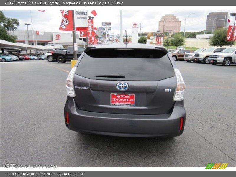 Magnetic Gray Metallic / Dark Gray 2012 Toyota Prius v Five Hybrid
