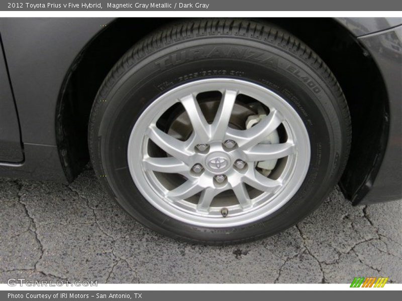 Magnetic Gray Metallic / Dark Gray 2012 Toyota Prius v Five Hybrid