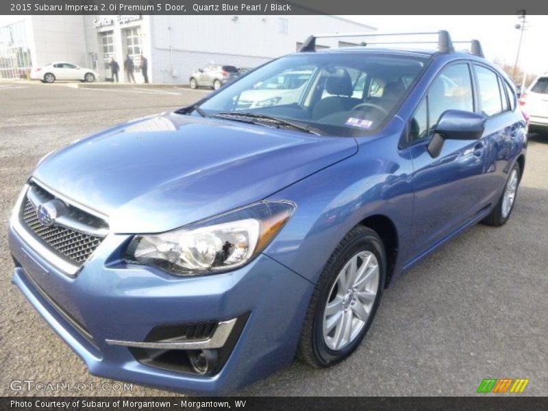 Quartz Blue Pearl / Black 2015 Subaru Impreza 2.0i Premium 5 Door