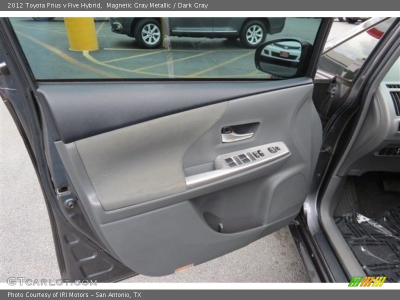 Magnetic Gray Metallic / Dark Gray 2012 Toyota Prius v Five Hybrid