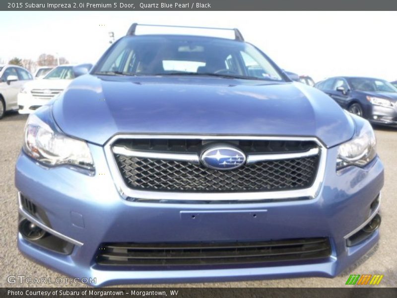 Quartz Blue Pearl / Black 2015 Subaru Impreza 2.0i Premium 5 Door