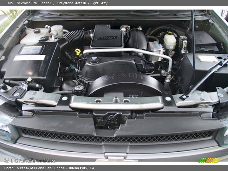 Graystone Metallic / Light Gray 2005 Chevrolet TrailBlazer LS