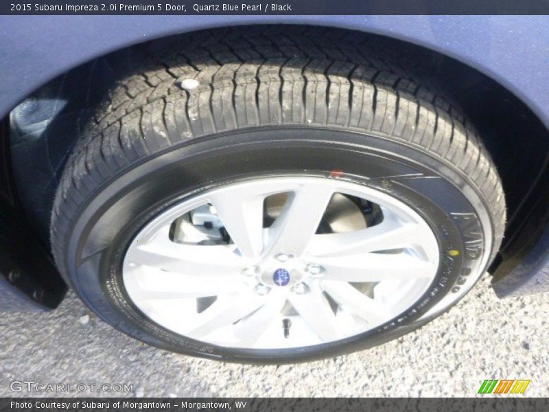 Quartz Blue Pearl / Black 2015 Subaru Impreza 2.0i Premium 5 Door