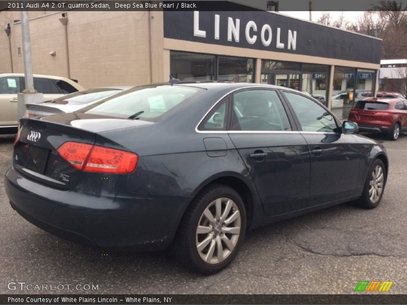 Deep Sea Blue Pearl / Black 2011 Audi A4 2.0T quattro Sedan