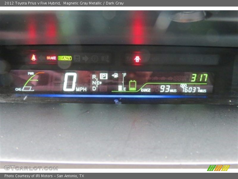 Magnetic Gray Metallic / Dark Gray 2012 Toyota Prius v Five Hybrid