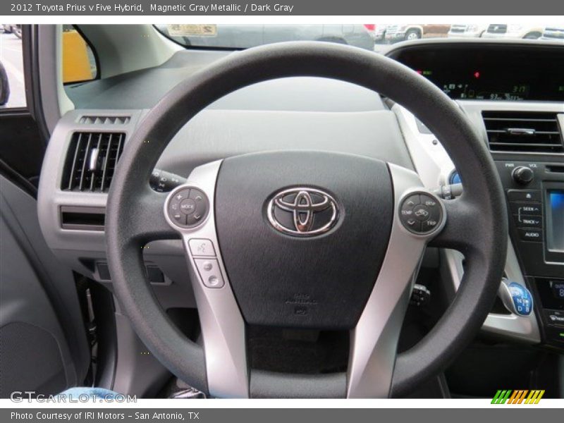 Magnetic Gray Metallic / Dark Gray 2012 Toyota Prius v Five Hybrid
