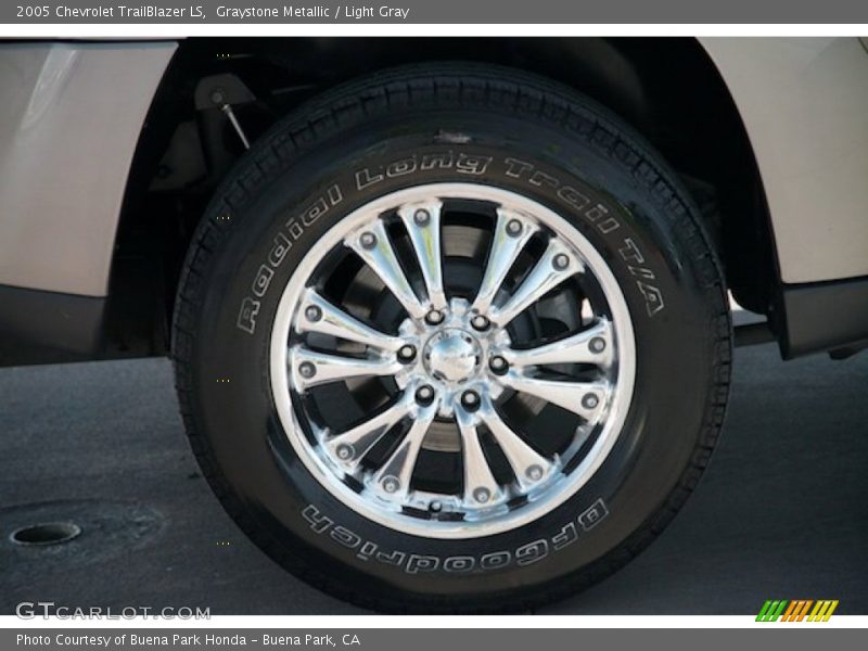 Graystone Metallic / Light Gray 2005 Chevrolet TrailBlazer LS