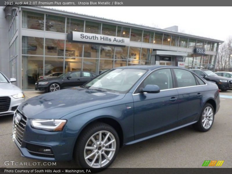 Utopia Blue Metallic / Black 2015 Audi A4 2.0T Premium Plus quattro