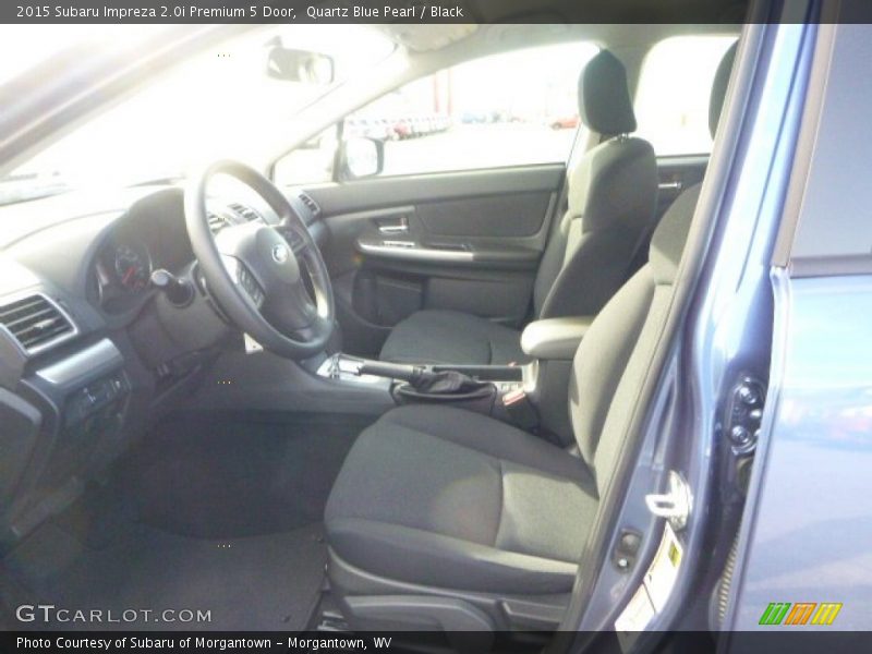Quartz Blue Pearl / Black 2015 Subaru Impreza 2.0i Premium 5 Door