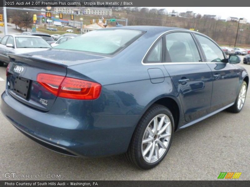 Utopia Blue Metallic / Black 2015 Audi A4 2.0T Premium Plus quattro