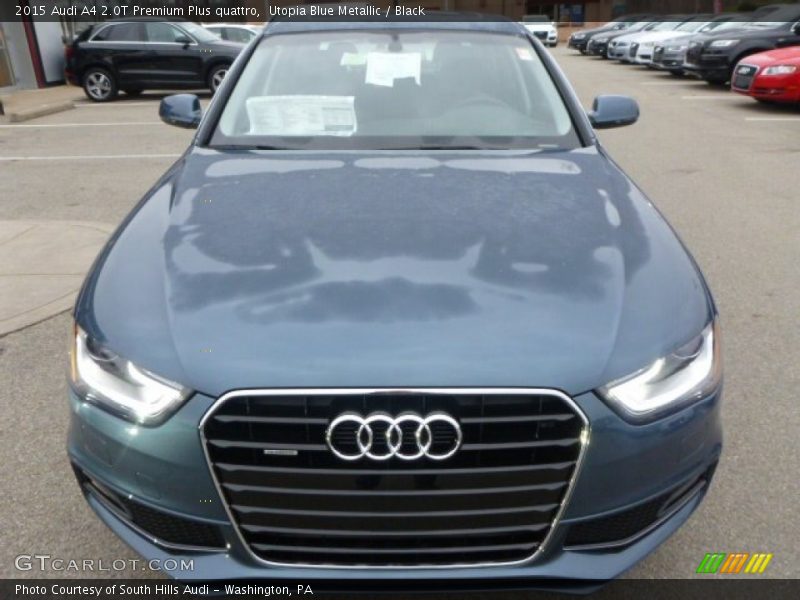 Utopia Blue Metallic / Black 2015 Audi A4 2.0T Premium Plus quattro