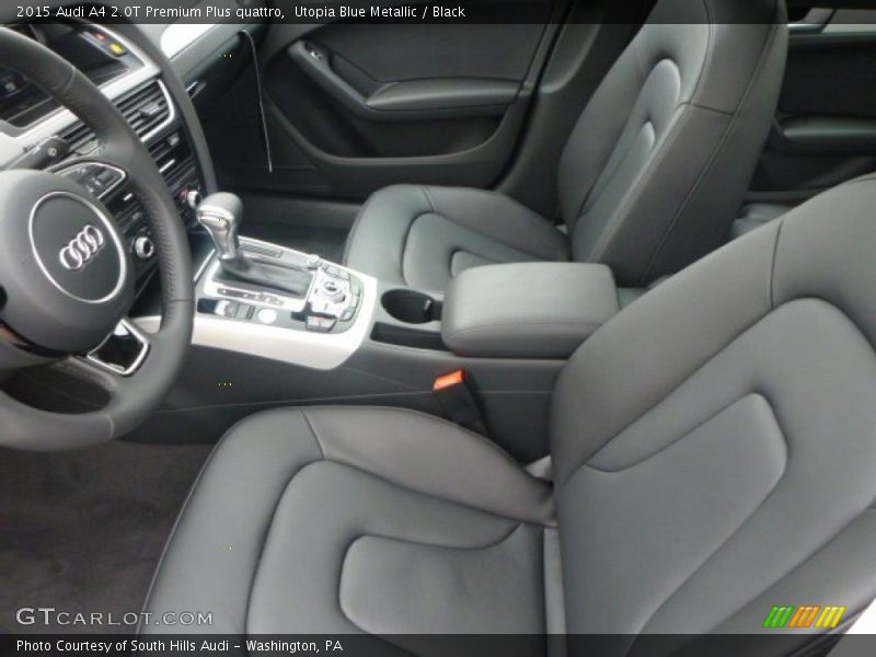 Utopia Blue Metallic / Black 2015 Audi A4 2.0T Premium Plus quattro