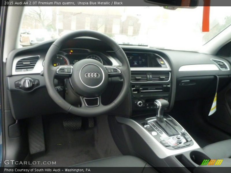 Utopia Blue Metallic / Black 2015 Audi A4 2.0T Premium Plus quattro