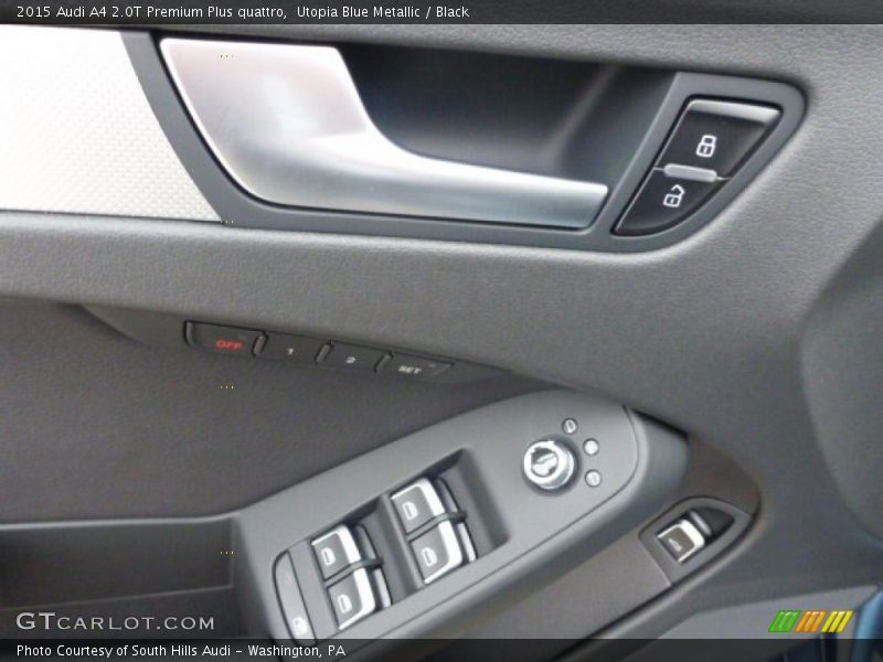 Utopia Blue Metallic / Black 2015 Audi A4 2.0T Premium Plus quattro