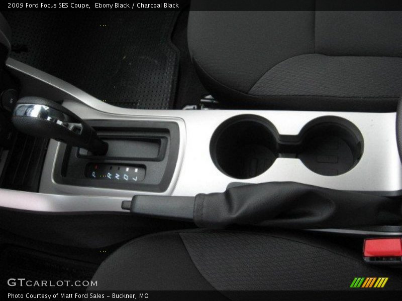Ebony Black / Charcoal Black 2009 Ford Focus SES Coupe