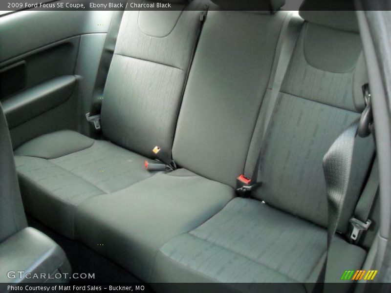 Ebony Black / Charcoal Black 2009 Ford Focus SE Coupe