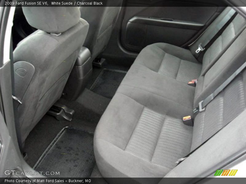 White Suede / Charcoal Black 2009 Ford Fusion SE V6