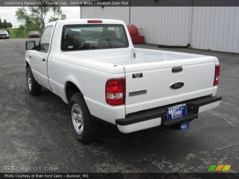 Oxford White / Medium Dark Flint 2009 Ford Ranger XLT Regular Cab