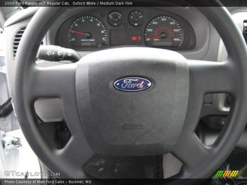 Oxford White / Medium Dark Flint 2009 Ford Ranger XLT Regular Cab