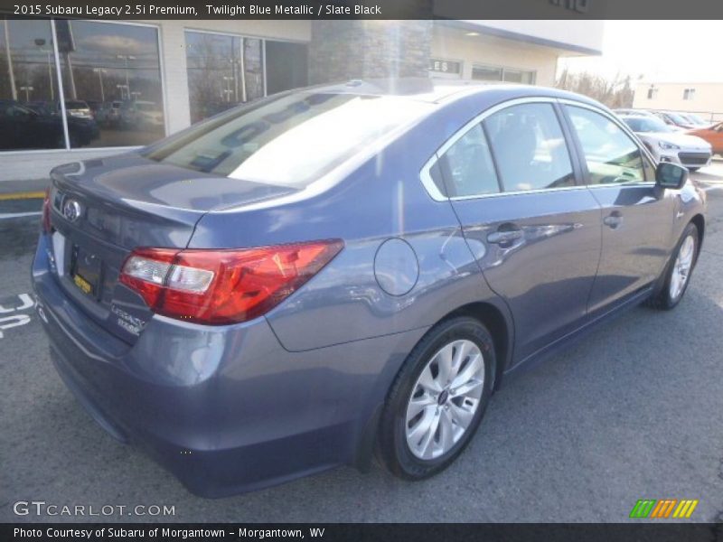 Twilight Blue Metallic / Slate Black 2015 Subaru Legacy 2.5i Premium