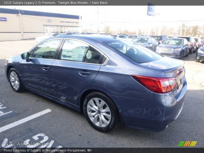 Twilight Blue Metallic / Slate Black 2015 Subaru Legacy 2.5i Premium