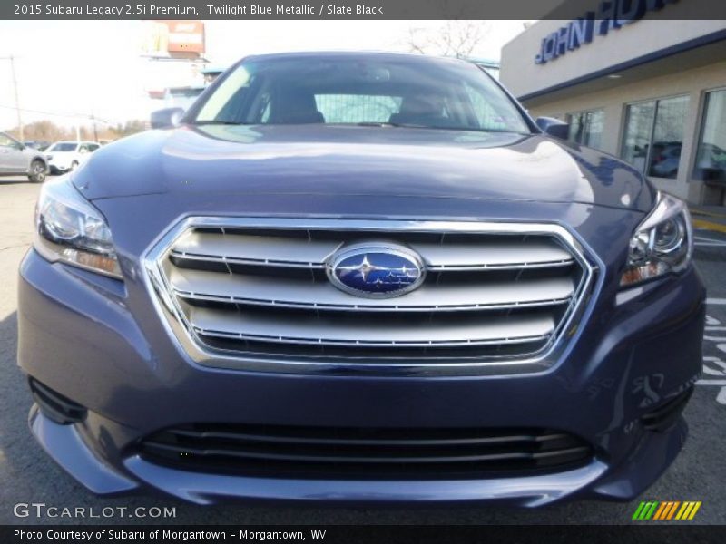 Twilight Blue Metallic / Slate Black 2015 Subaru Legacy 2.5i Premium