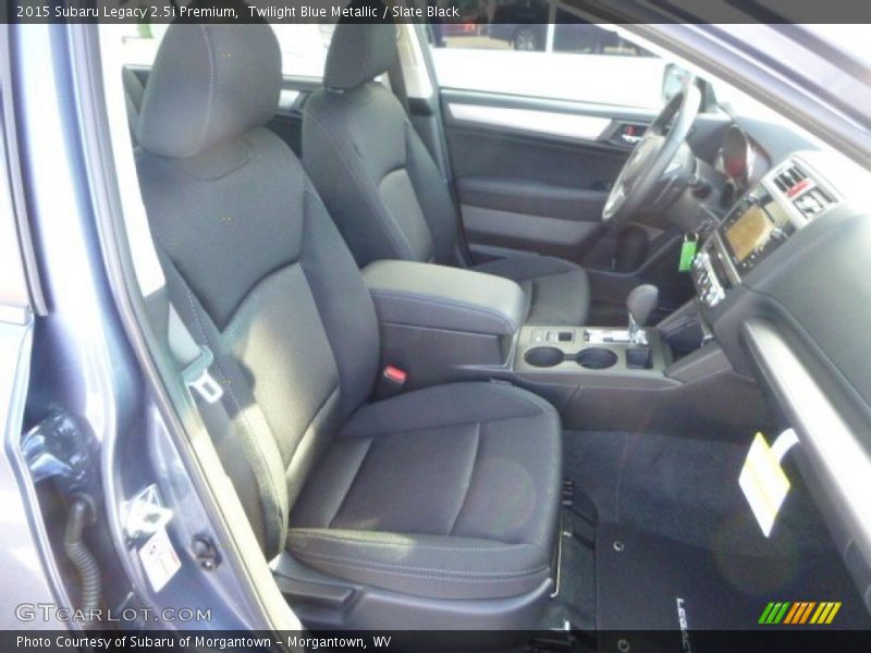 Twilight Blue Metallic / Slate Black 2015 Subaru Legacy 2.5i Premium