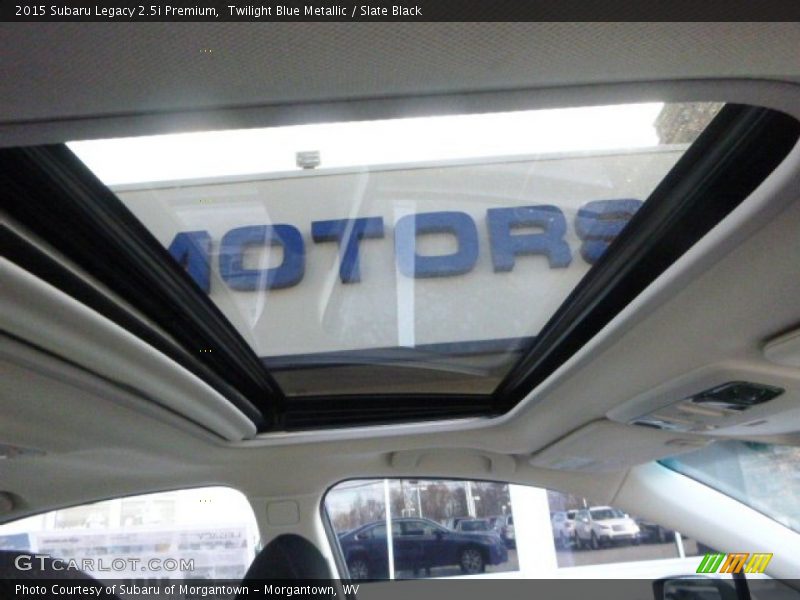 Twilight Blue Metallic / Slate Black 2015 Subaru Legacy 2.5i Premium