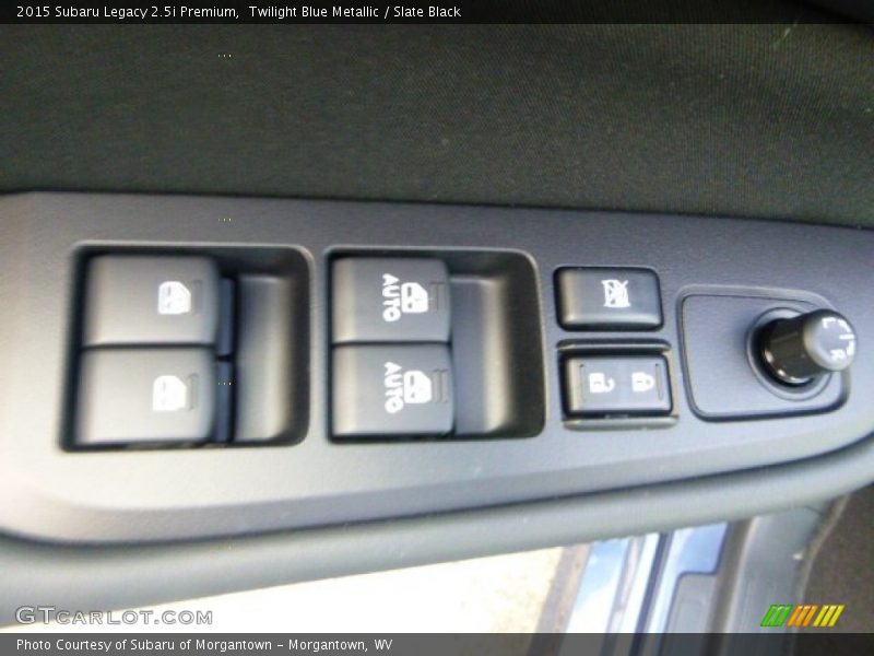 Twilight Blue Metallic / Slate Black 2015 Subaru Legacy 2.5i Premium