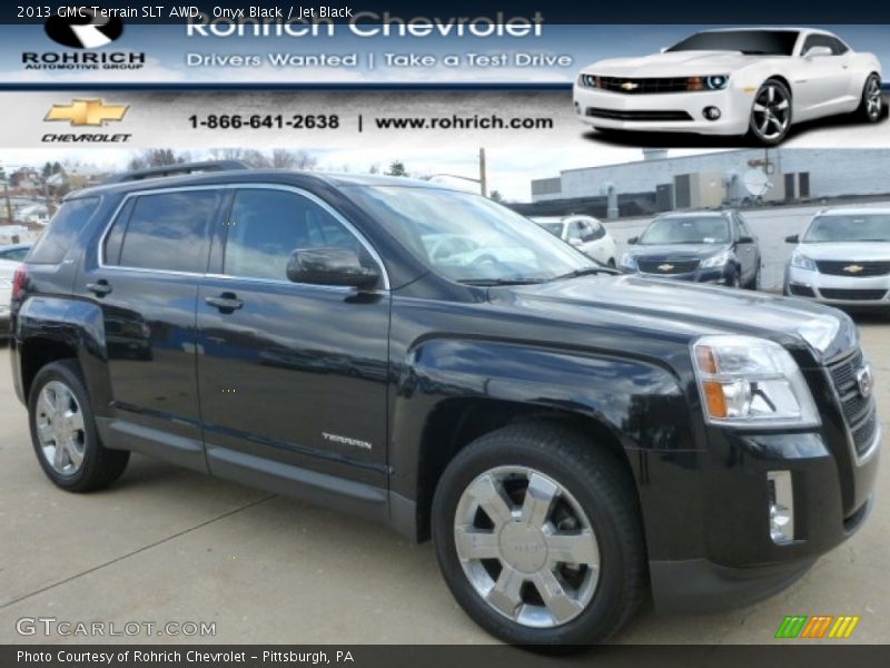 Onyx Black / Jet Black 2013 GMC Terrain SLT AWD