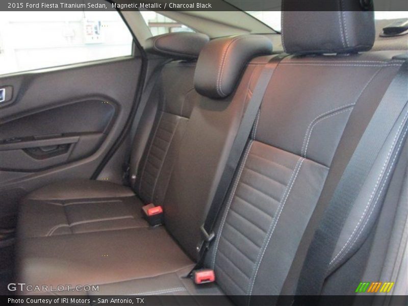 Magnetic Metallic / Charcoal Black 2015 Ford Fiesta Titanium Sedan