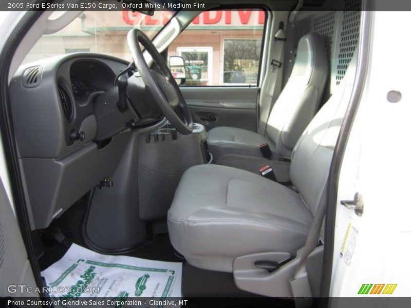 Oxford White / Medium Flint 2005 Ford E Series Van E150 Cargo