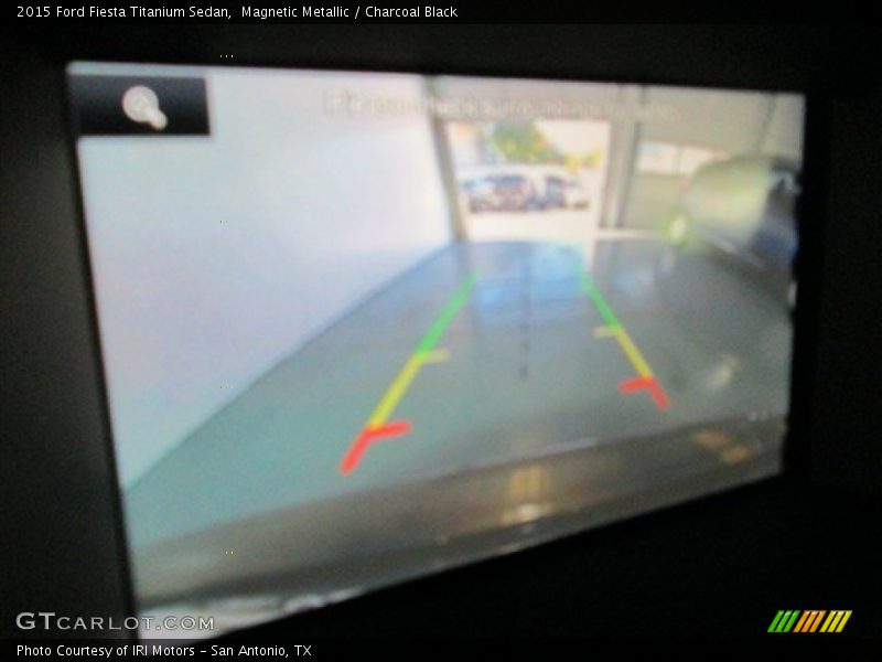 Magnetic Metallic / Charcoal Black 2015 Ford Fiesta Titanium Sedan