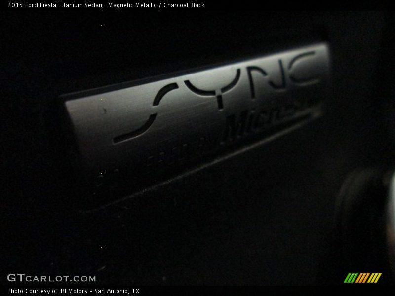 Magnetic Metallic / Charcoal Black 2015 Ford Fiesta Titanium Sedan