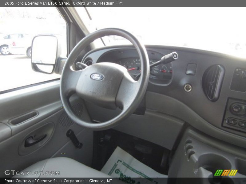 Oxford White / Medium Flint 2005 Ford E Series Van E150 Cargo