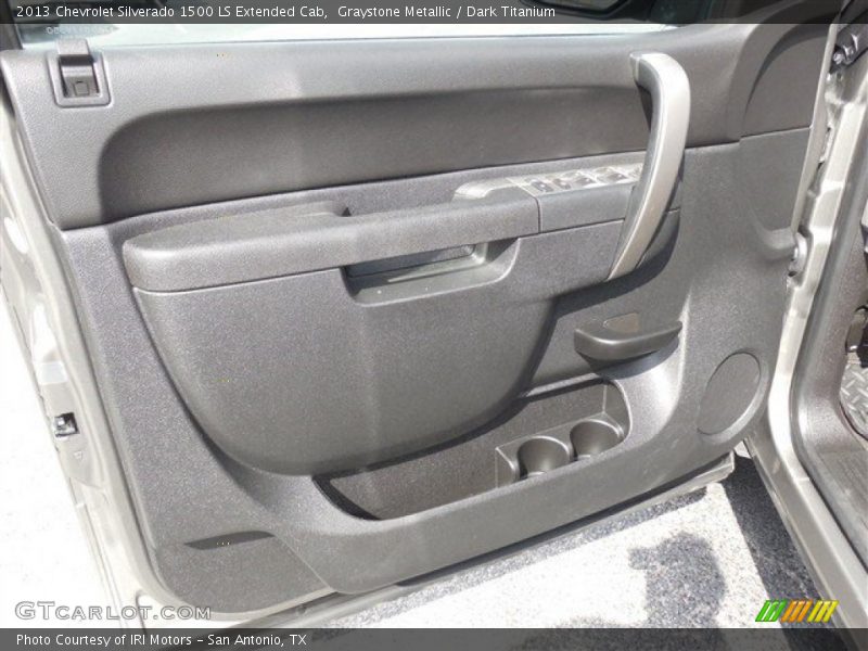 Graystone Metallic / Dark Titanium 2013 Chevrolet Silverado 1500 LS Extended Cab