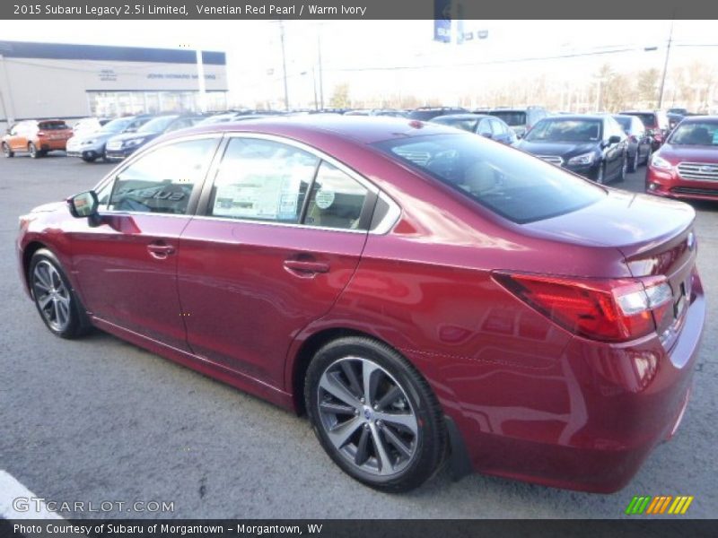 Venetian Red Pearl / Warm Ivory 2015 Subaru Legacy 2.5i Limited