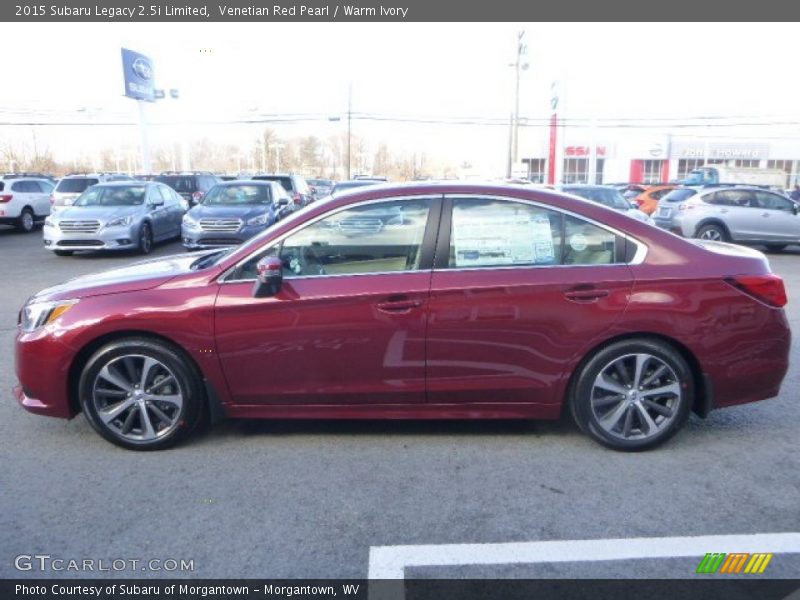 Venetian Red Pearl / Warm Ivory 2015 Subaru Legacy 2.5i Limited