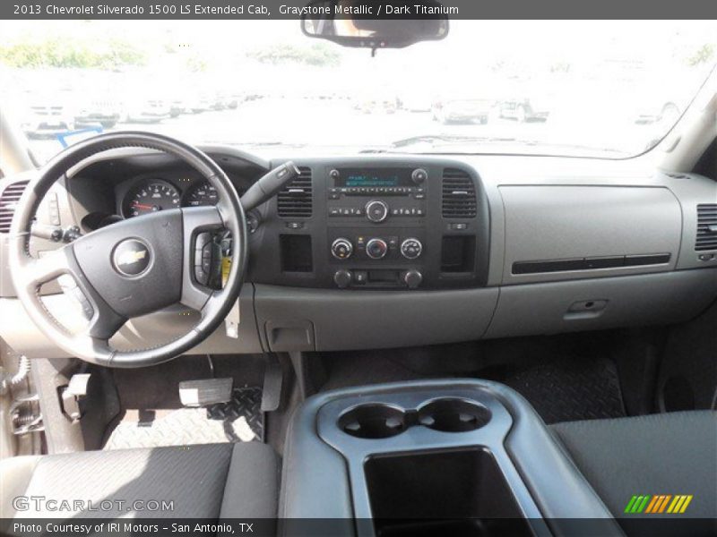 Graystone Metallic / Dark Titanium 2013 Chevrolet Silverado 1500 LS Extended Cab