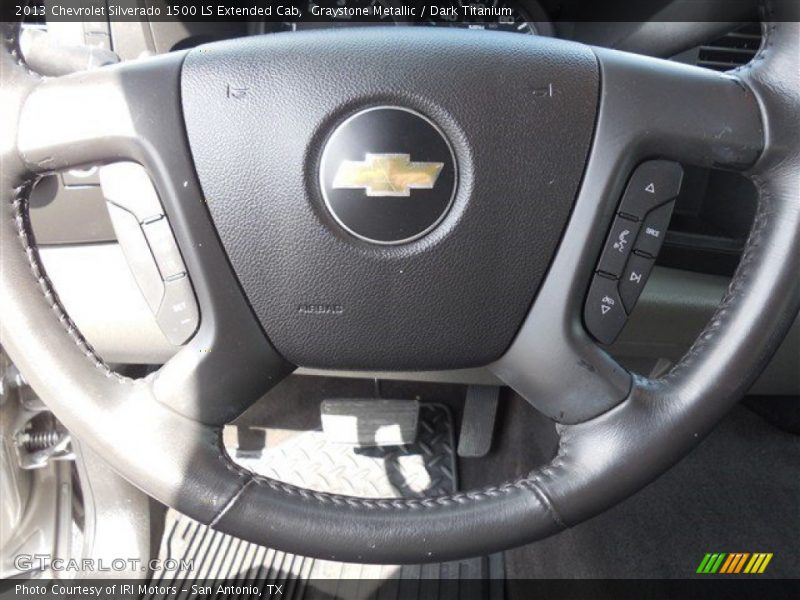 Graystone Metallic / Dark Titanium 2013 Chevrolet Silverado 1500 LS Extended Cab