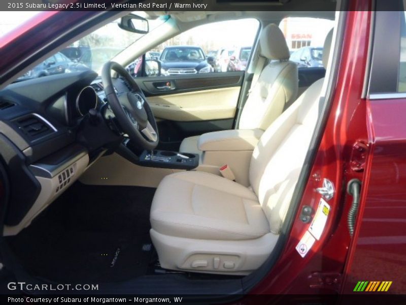 Venetian Red Pearl / Warm Ivory 2015 Subaru Legacy 2.5i Limited